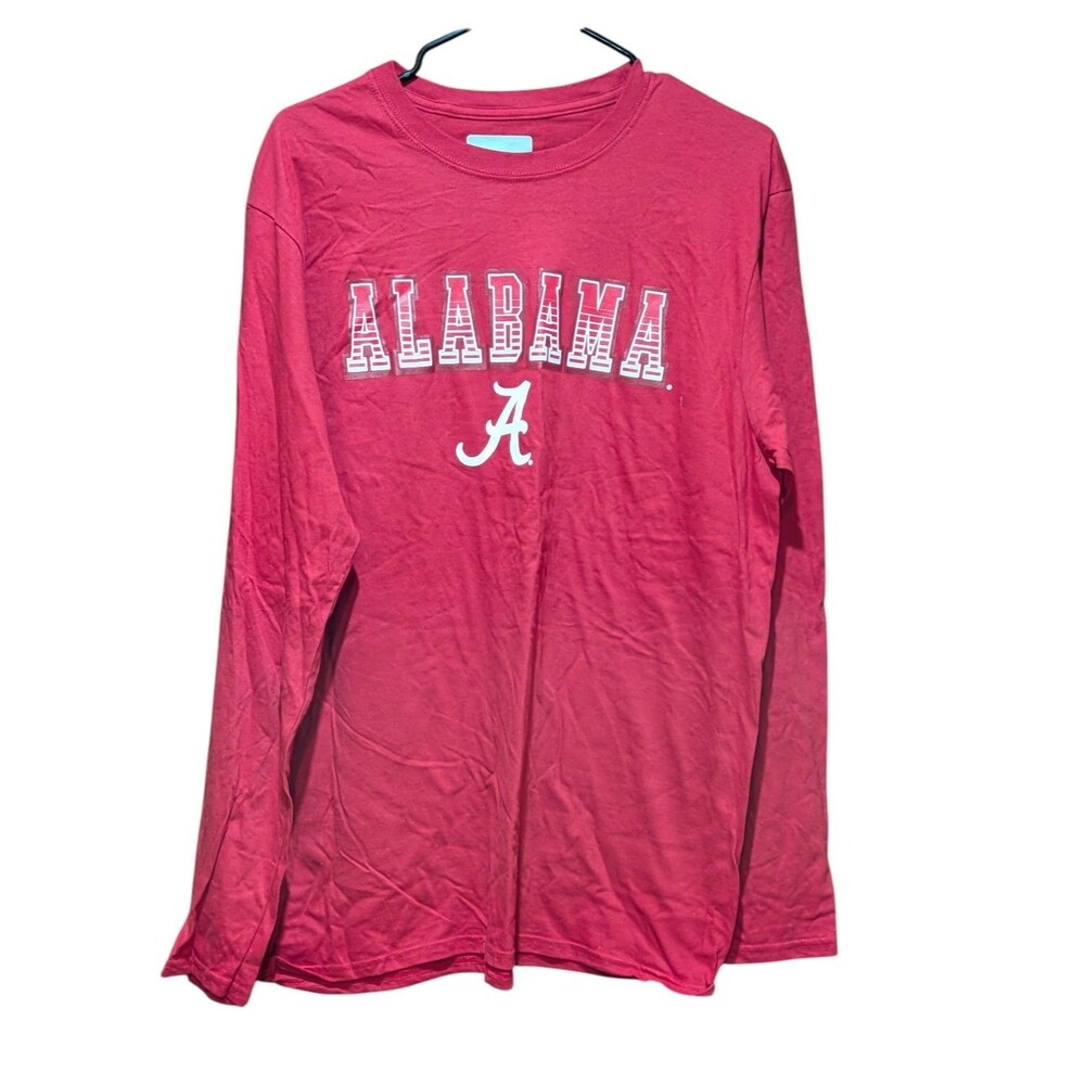 Alabama Crimson Tide- Roll Tide Red Long Sleeve Shirt Lg  Official Captivating
